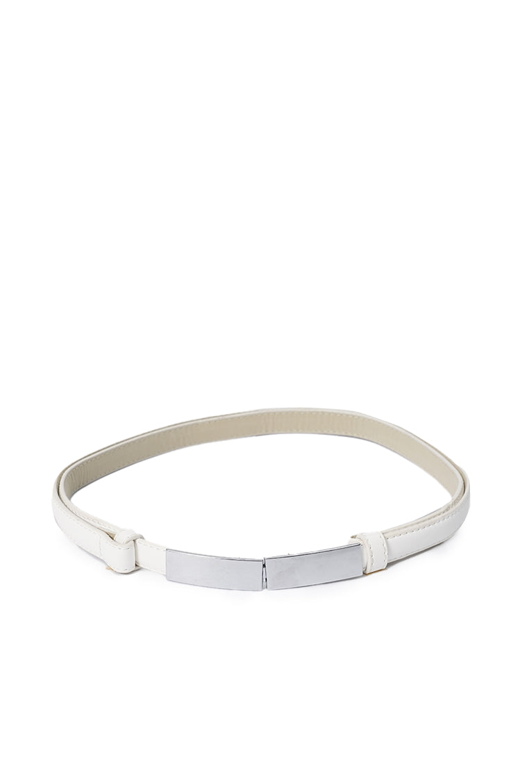 Square Buckle Slim Belt – et cetera