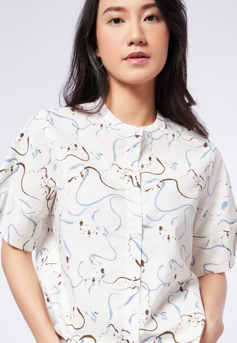 Puff Sleeve T-shirt 3334